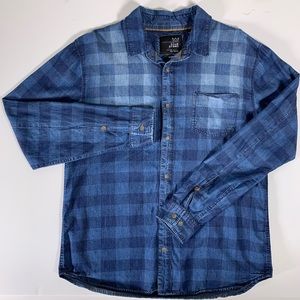 Tilly’s ‘Blue Crown’ Denim Button Down
